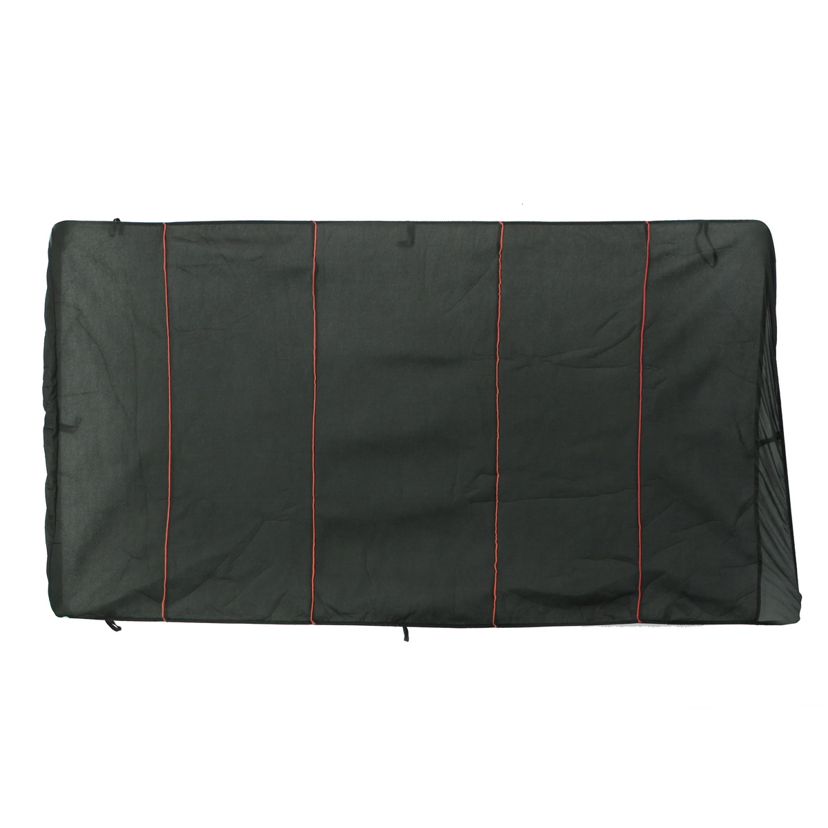 Universal-Polyester-Car-Seat-Cover-Protector-Full-Set-Front-Back-Headrest-RedBlack-1633105