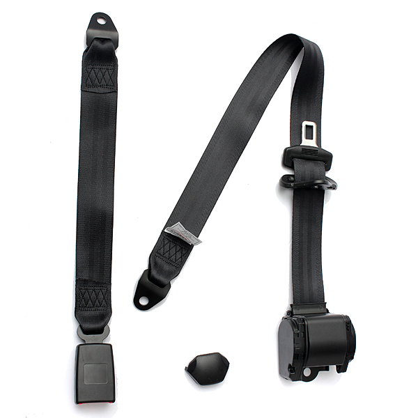 Universal-Retractable-3-Point-Auto-Car-Safety-Seat-Lap-Belt-Set-Kit-963754