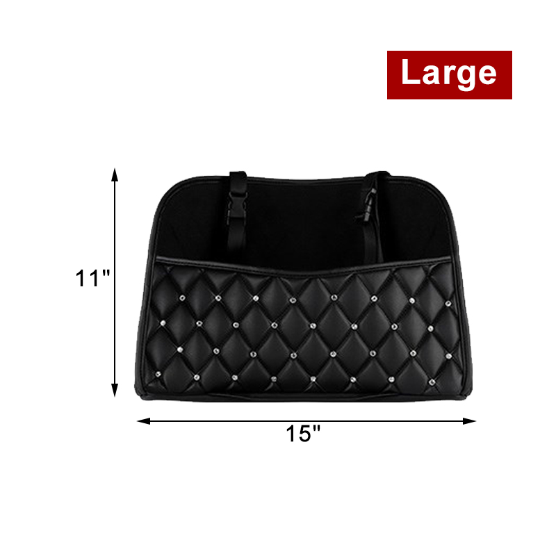 Car-Back-Seat-Organiser-Crystal-Rhinestones-PU-Leather-Tidy-Pocket-Storage-Bag-1771220