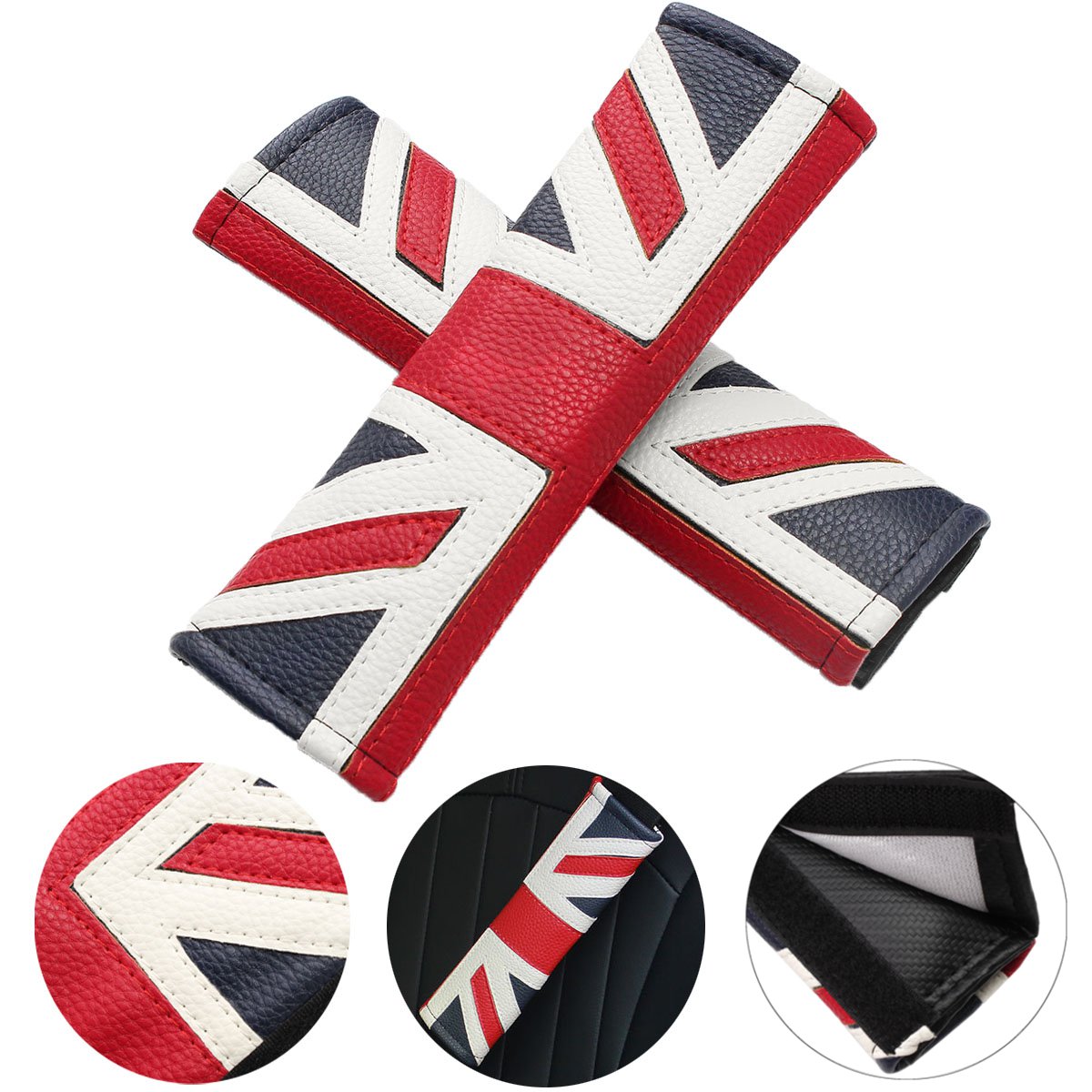 2PCS-Union-Jack-Carbon-Fiber-Car-Seat-Belt-Shoulder-Pads-For-BMW-Mini-Coupe-1665524