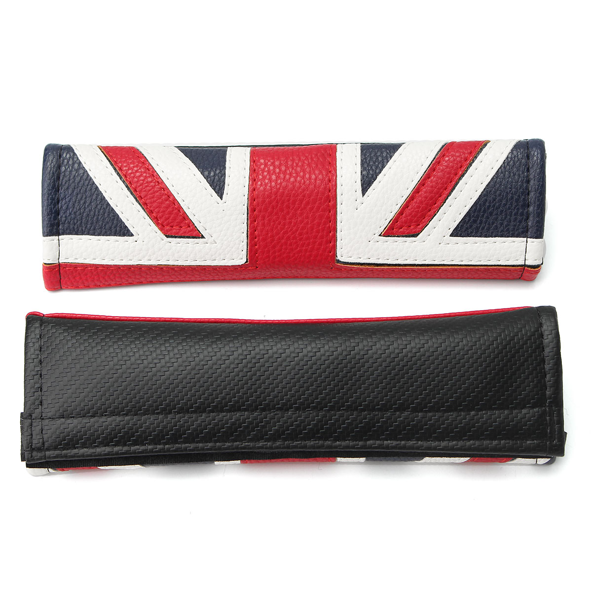 2PCS-Union-Jack-Carbon-Fiber-Car-Seat-Belt-Shoulder-Pads-For-BMW-Mini-Coupe-1665524