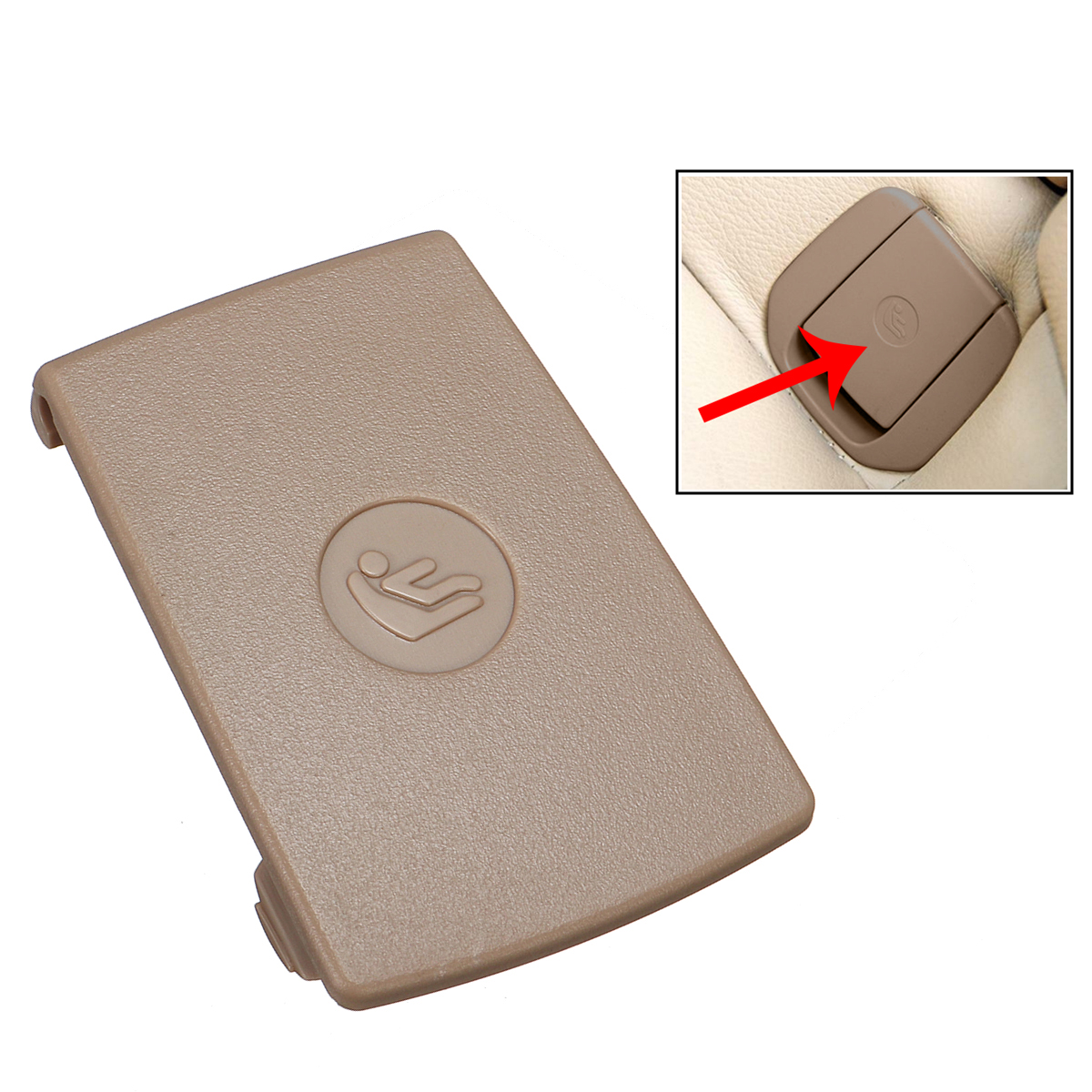 For-BMW-F30-F31-3-Series-F20-F21-F22-Rear-Child-Seat-Anchor-ISOFix-Cover-Beige-1666416