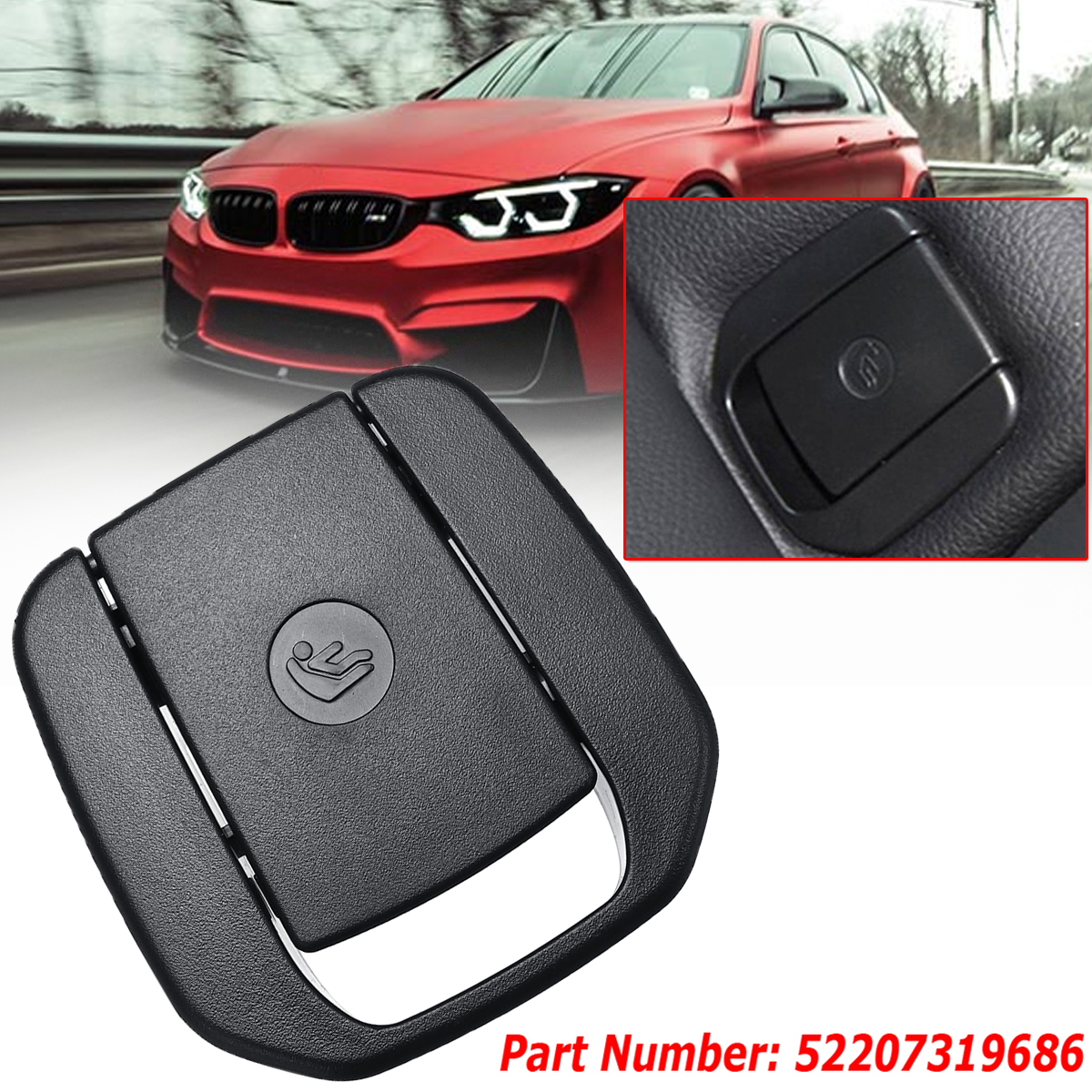 Rear-Child-Seat-Safety-Anchor-ISOFix-Cover-For-BMW-1-3-Series-X1-E84-F87-E90-F30-1665485