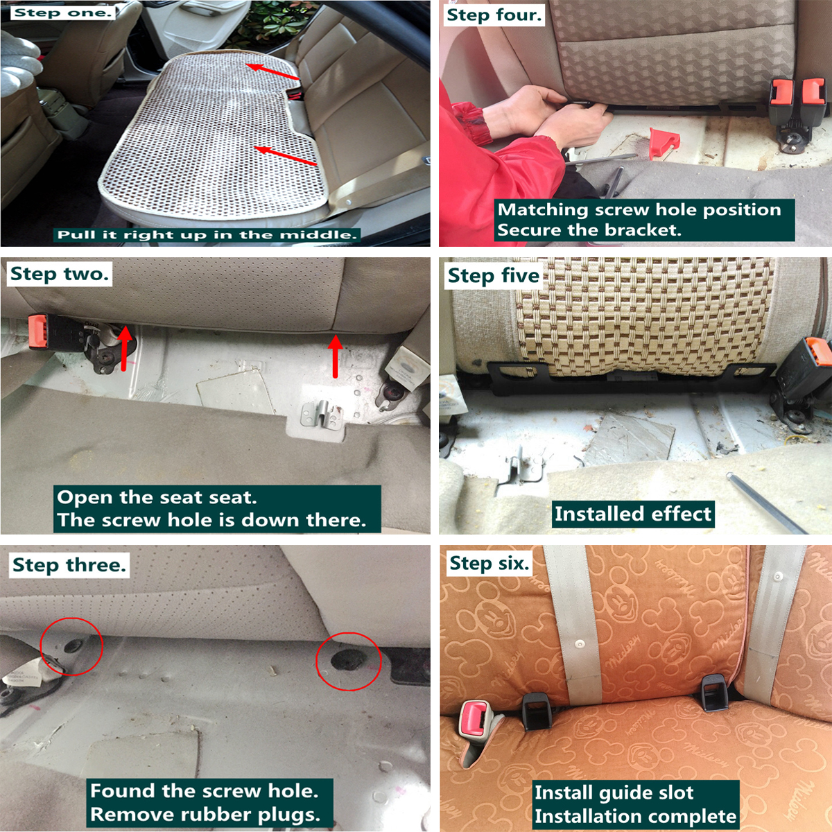 Seat-Belt-Guide-Interfaces-Bracket-Child-Safety-ISOFIX-Connector-For-Ford-Focus-1666409
