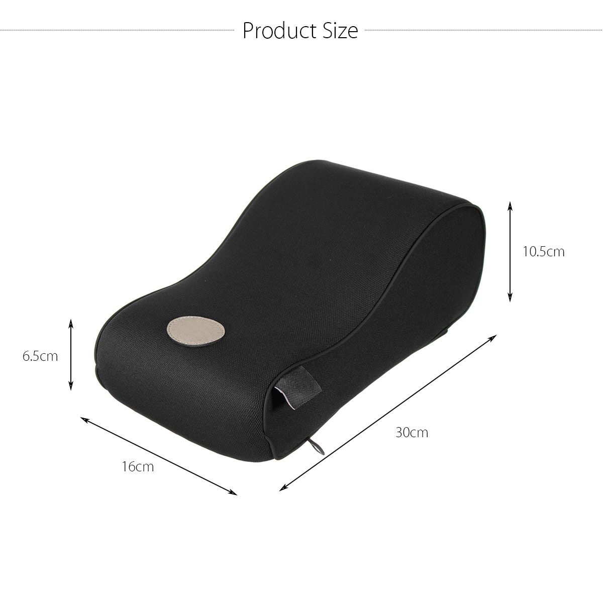 Universal-Breathable-Memory-Foam-Car-Seat-Cushion-Armrest-Center-Console-Rest-Pillow-Pad-Supports-1527737