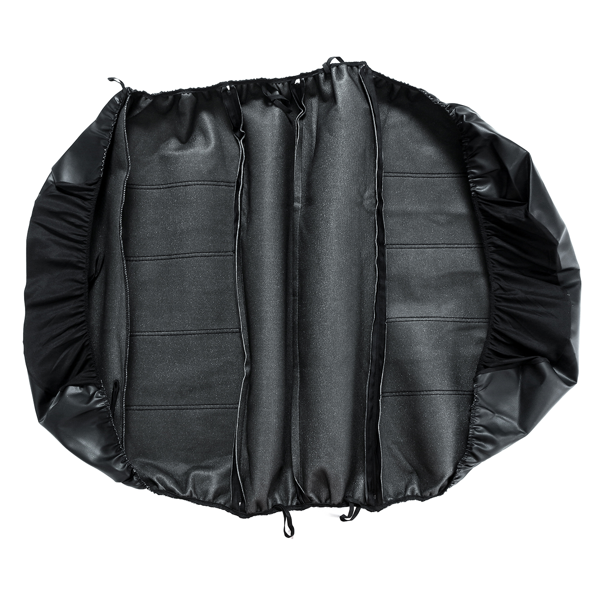 11pcs-Car-Front-Rear-Seat-Cover-Headrest-Protector-Set-PU-Leather-Lock-Uinversal-1663364