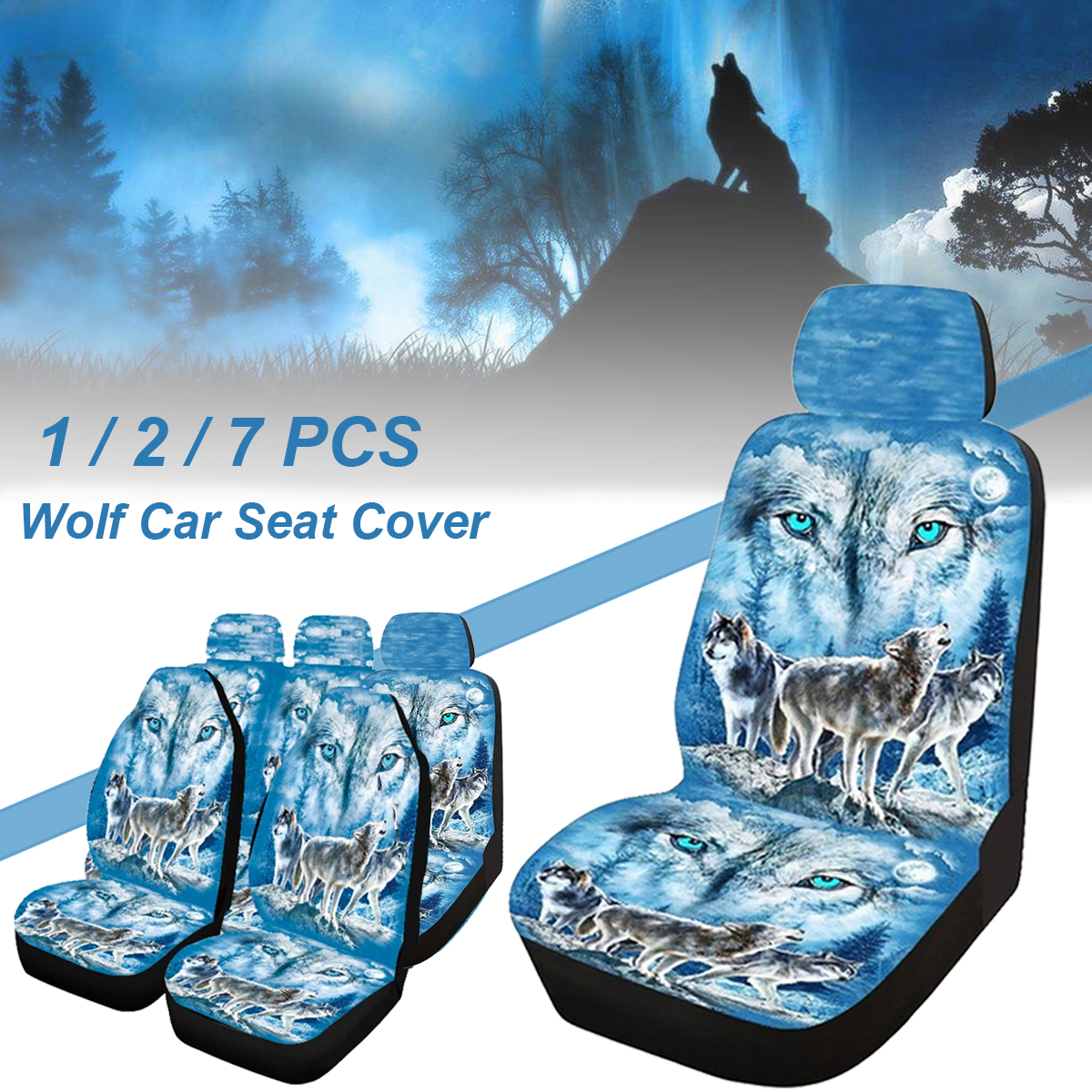 127-PCS-Universal-Car-Seat-Cover-Wolf-Animal-Print-Front-Rear-Seat-Cushion-Breathable-Protectors-Set-1805562