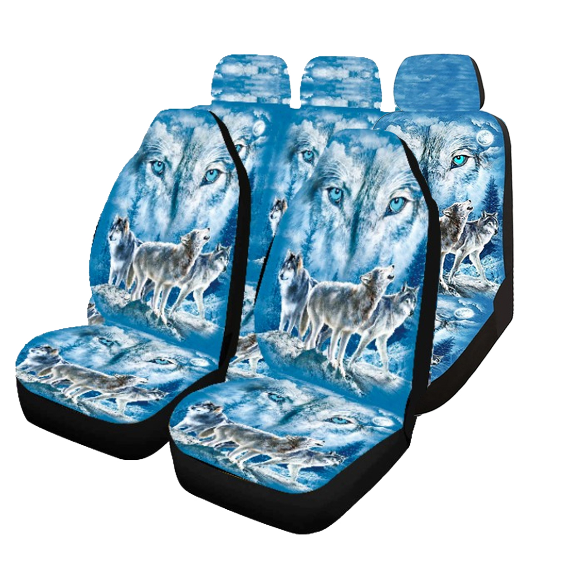 127-PCS-Universal-Car-Seat-Cover-Wolf-Animal-Print-Front-Rear-Seat-Cushion-Breathable-Protectors-Set-1805562