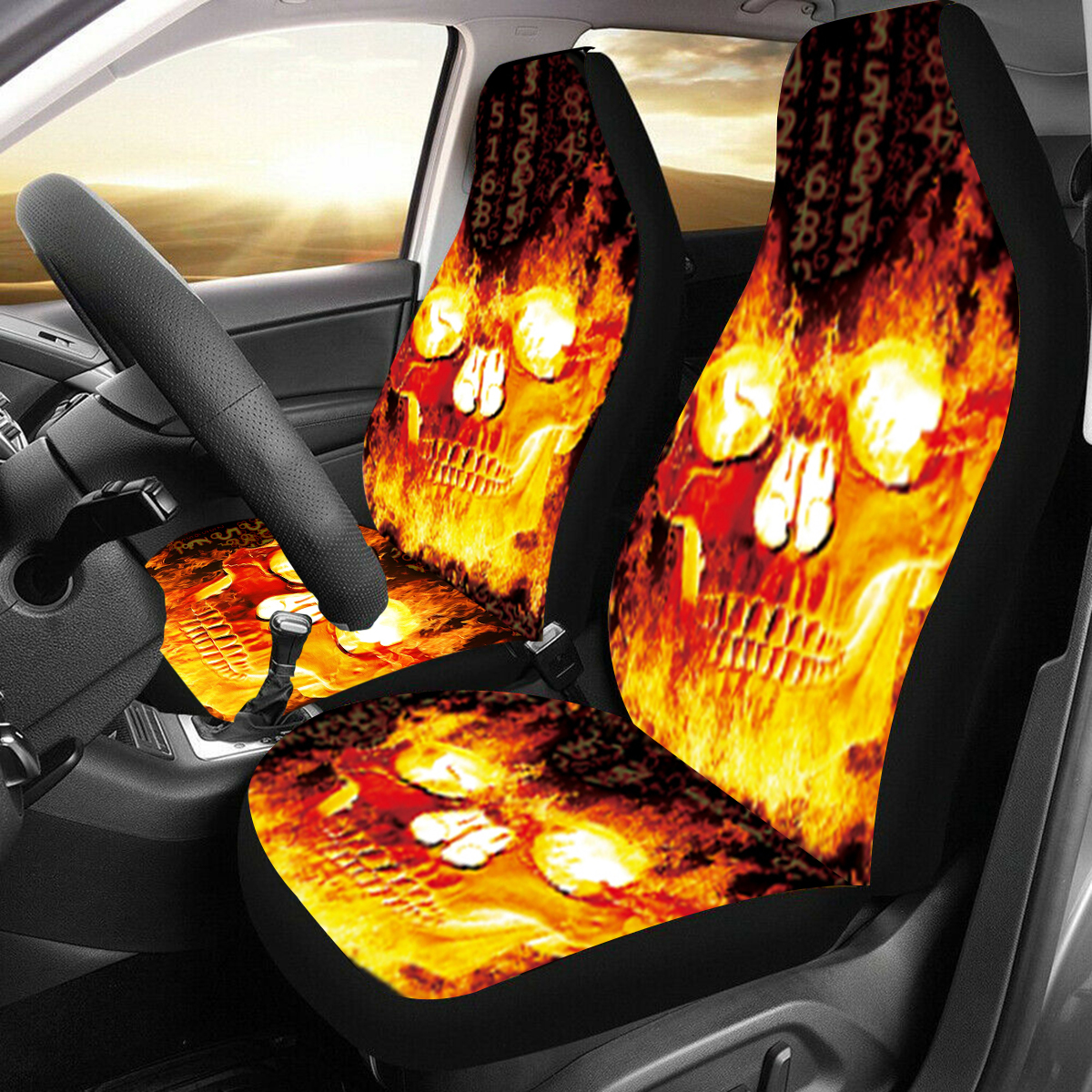 127PCS-Car-Seat-Cover-Set-Universal-Fit-Flame-Skull-Seat-Protection-Cover-1733991