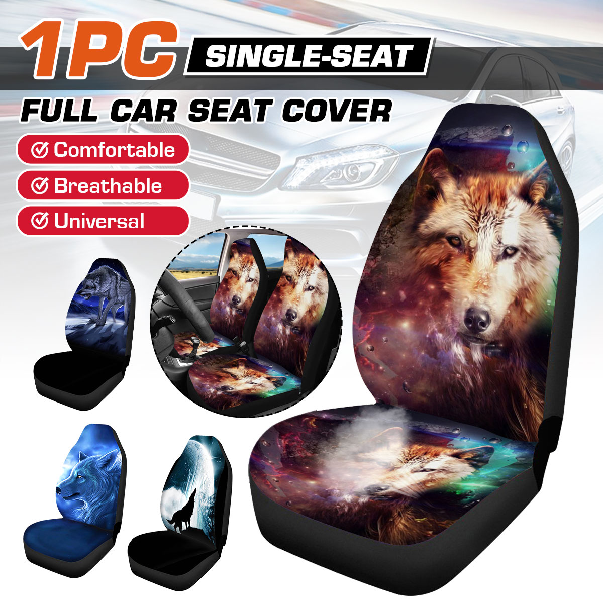 12PCS-Front-Car-Seat-Cover-Protector-Wolf-printed-Non-slip-Universal-1793972