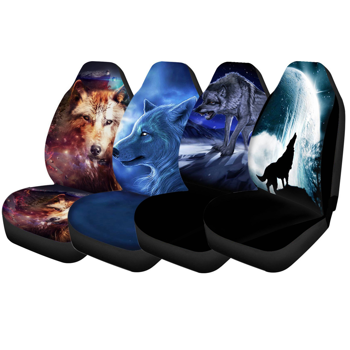 12PCS-Front-Car-Seat-Cover-Protector-Wolf-printed-Non-slip-Universal-1793972