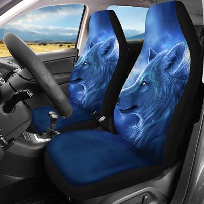 12PCS-Front-Car-Seat-Cover-Protector-Wolf-printed-Non-slip-Universal-1793972