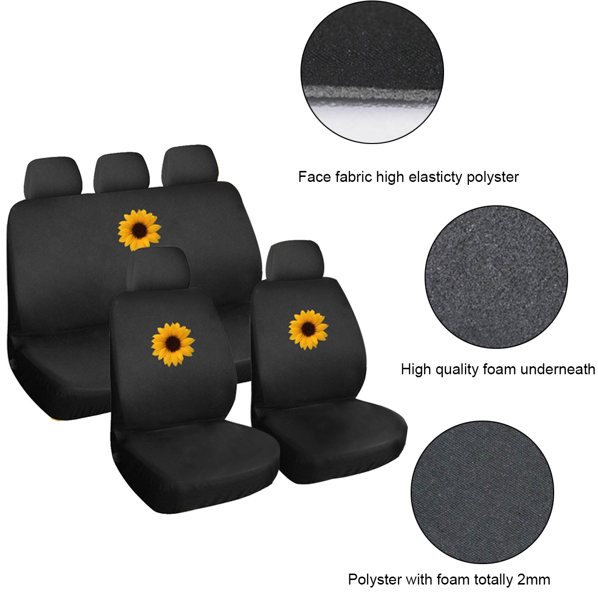 12PCS-Waterproof-Universal-Full-Set-Car-Seat-Covers-Car-Truck-Sunflower-1667831