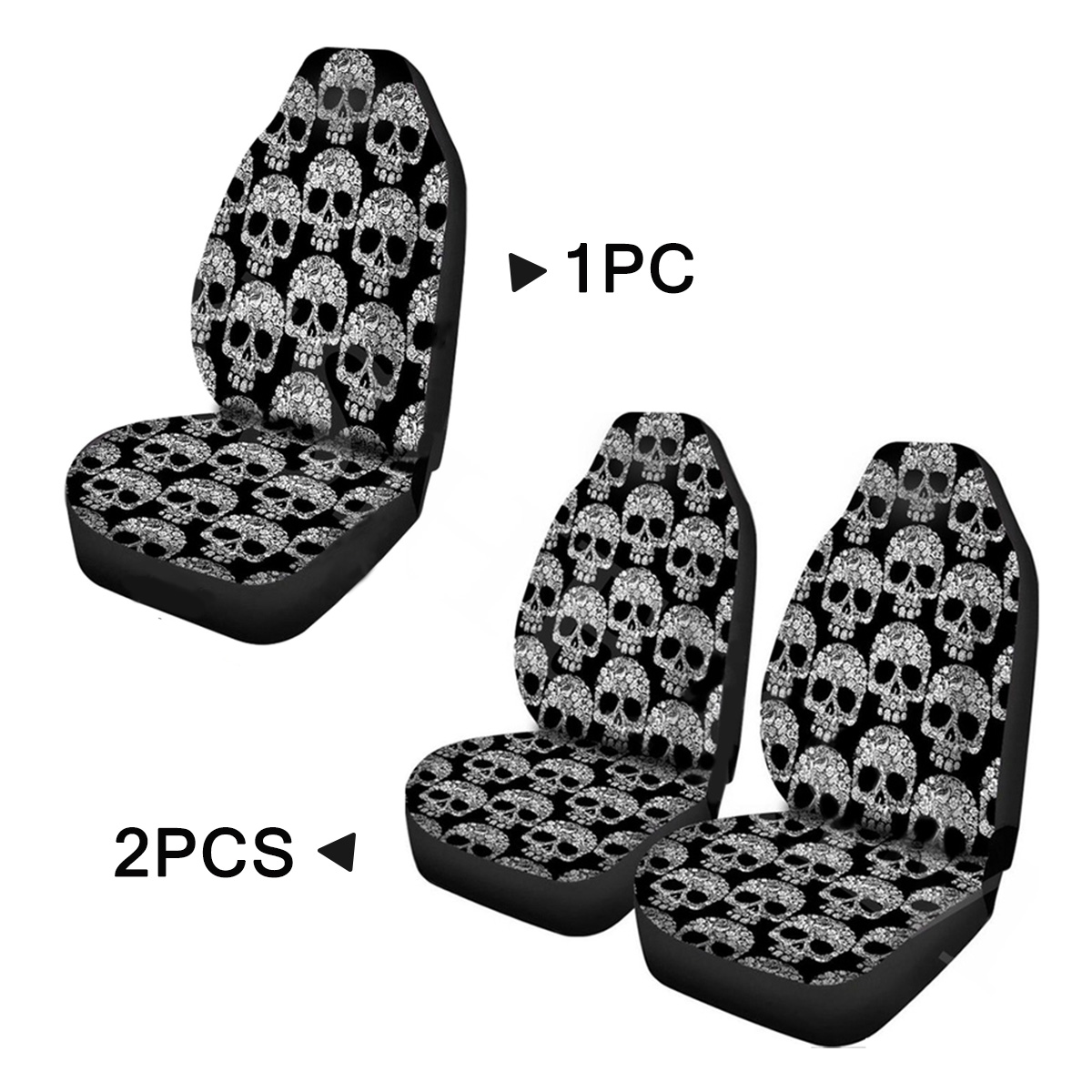 12Pcs-Skull-Print-Front-Car-Truck-Seat-Cover-Fabric-Cases-Protector-Breathable-1689430
