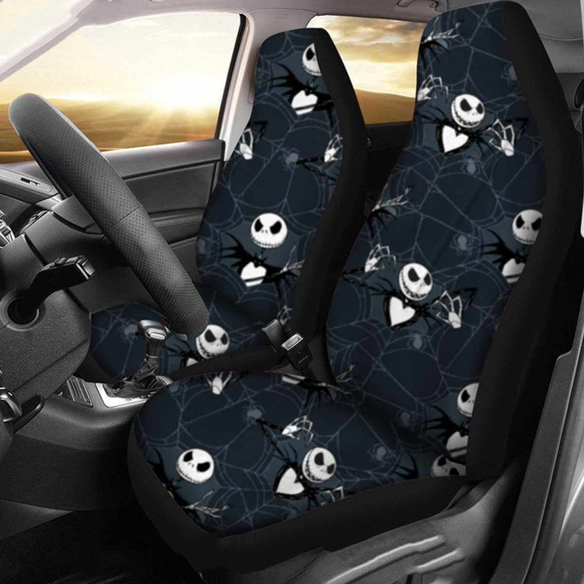 12Pcs-Skull-Printed-Universal-Car-Front-Seat-Cover-Auto-Cushion-Protector-Mat-1702013