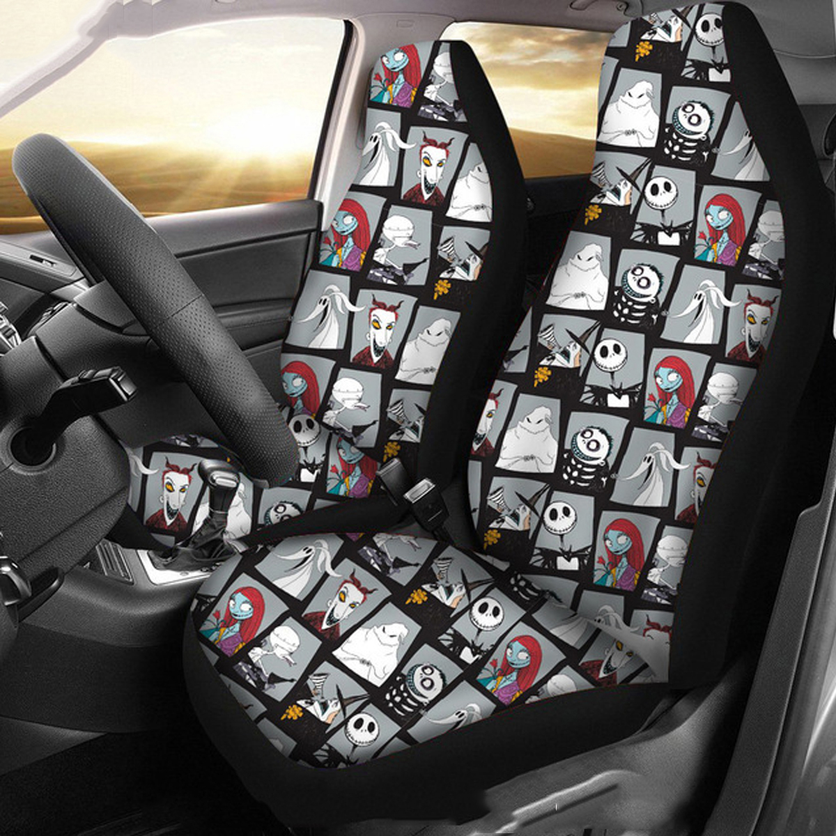 12Pcs-Skull-Printed-Universal-Car-Front-Seat-Cover-Auto-Cushion-Protector-Mat-1702013