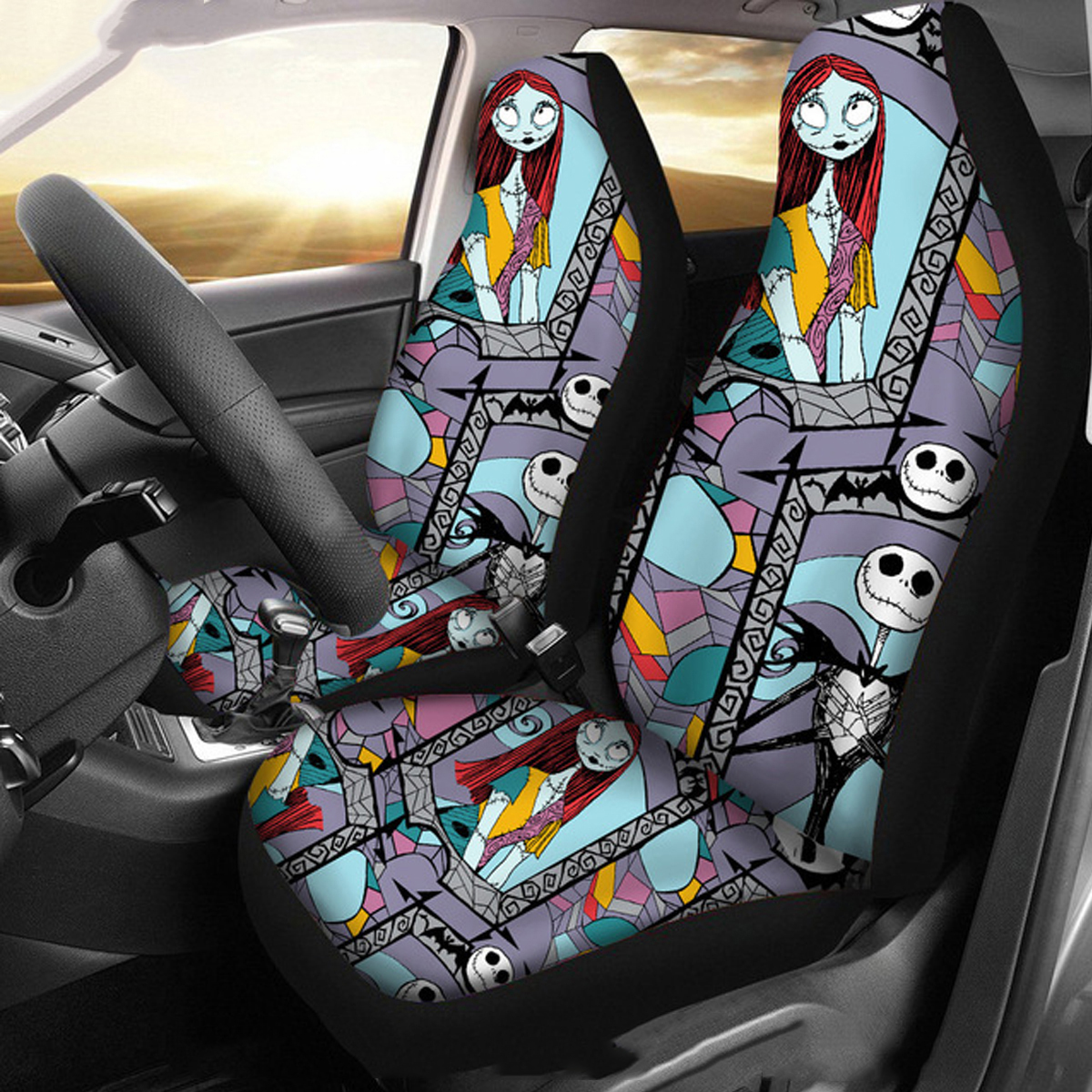 12Pcs-Skull-Printed-Universal-Car-Front-Seat-Cover-Auto-Cushion-Protector-Mat-1702013