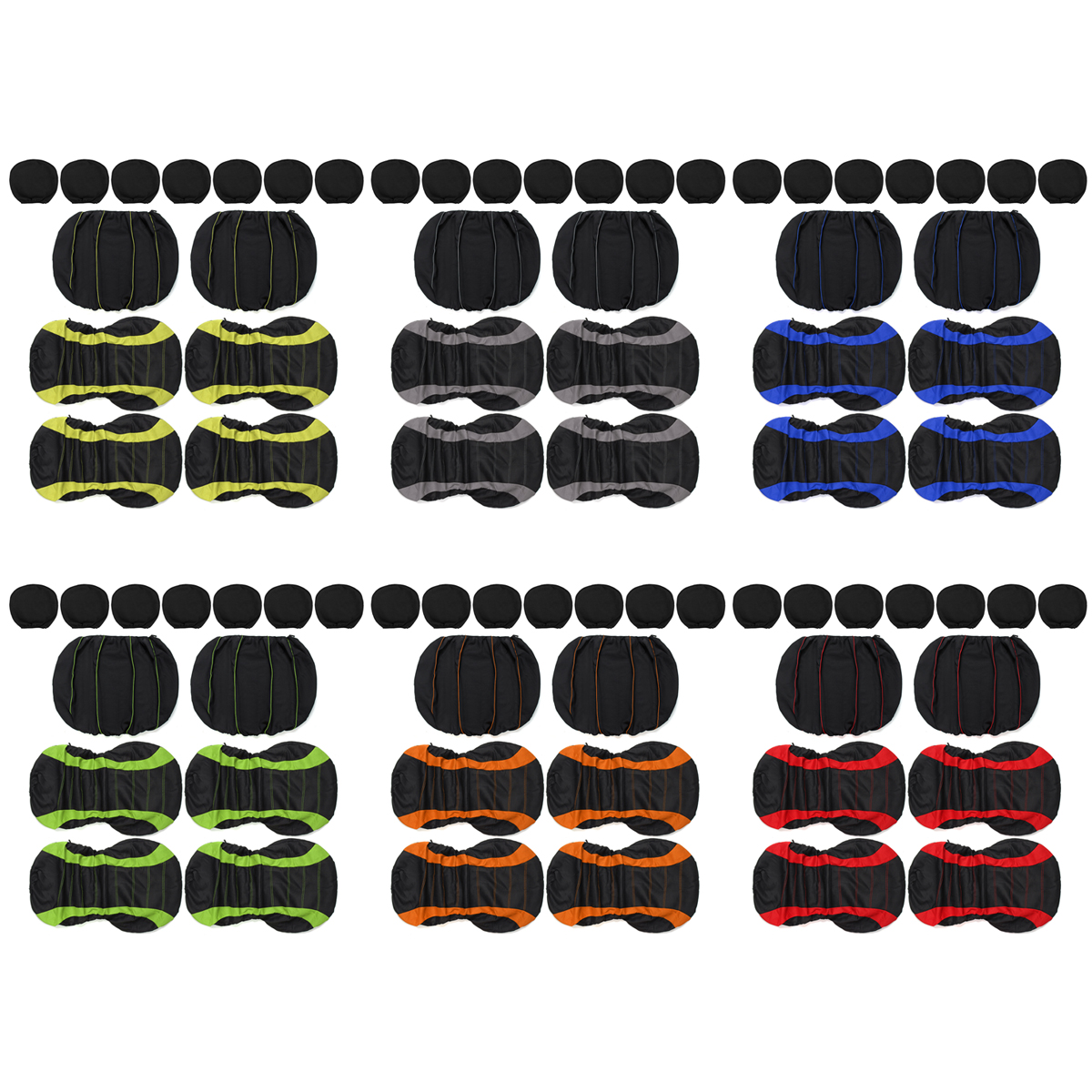 13PCS-Universal-Car-Front-Seat-Back-Bench-Covers-Protectors-Full-Set-Washable-1663603