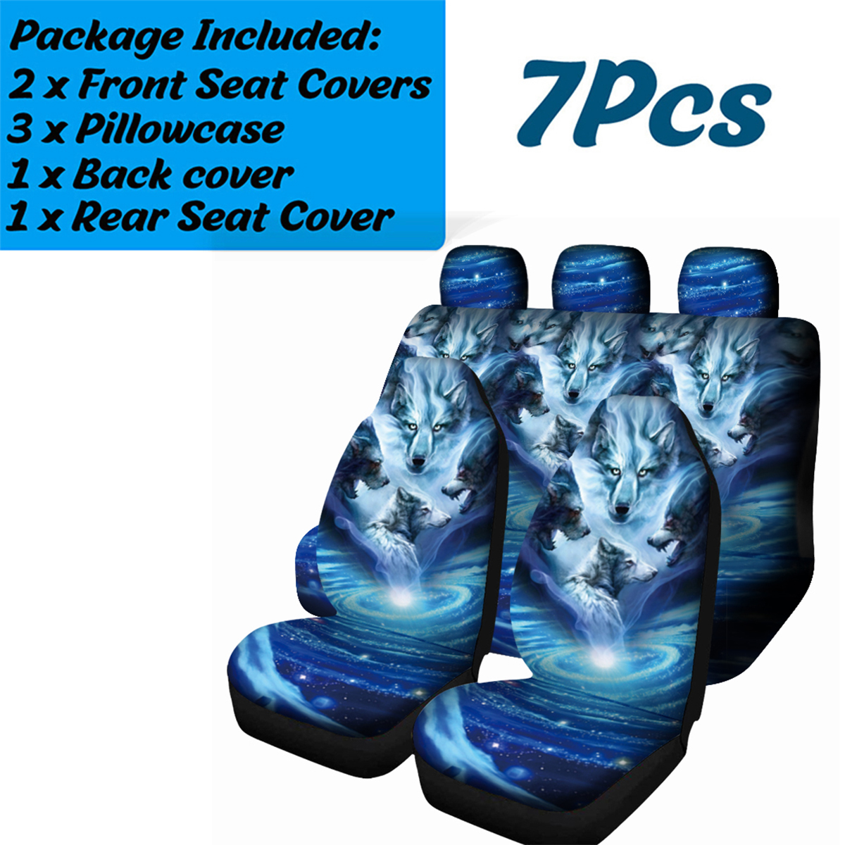17-PCS-Universal-Car-Seat-Cover-Starry-Sky-Wolf-Design-Full-Seat-Protect-1790835