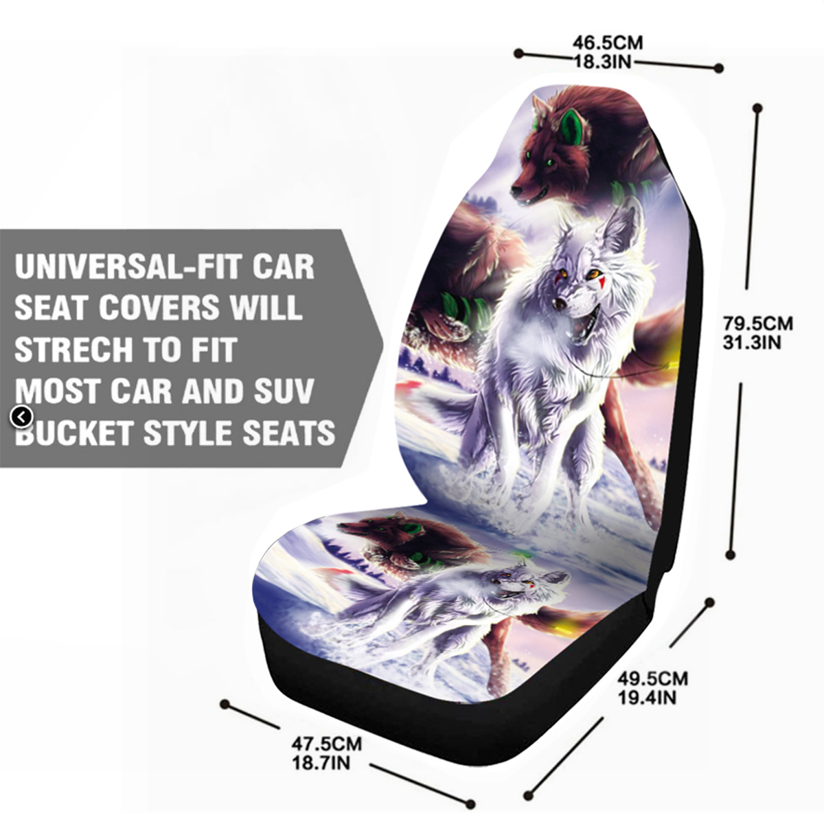 17-PCS-Universal-Car-Seat-Cover-Wolf-Design-Front--Rear-Seat-Full-Protect-1793982