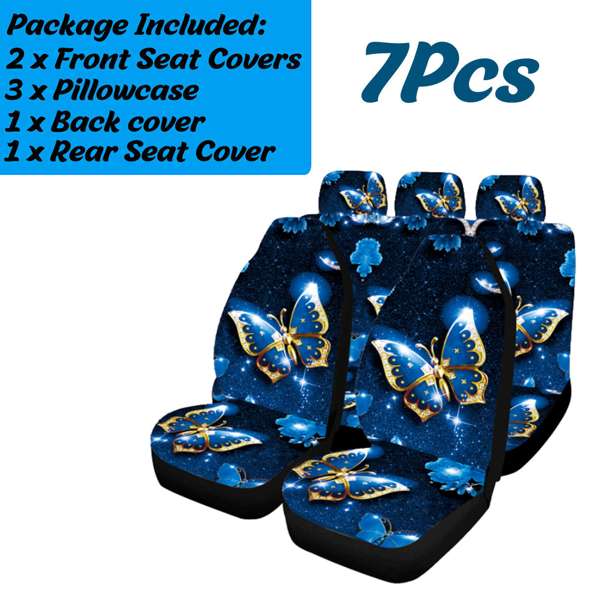 17-PCS-Universal-Car-Seat-Covers-Butterfly-Front--Rear-Seat-Covers-Protection-1793983