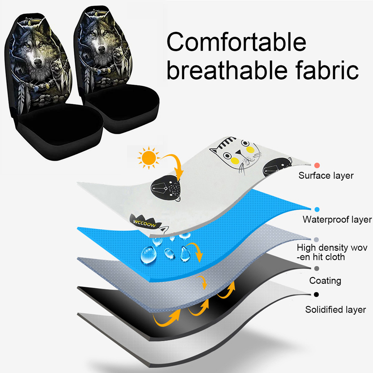 17-PCS-Universal-Car-Seat-Covers-Wolf-Feather-Design-Front-Seat-Full-Covers-1819000