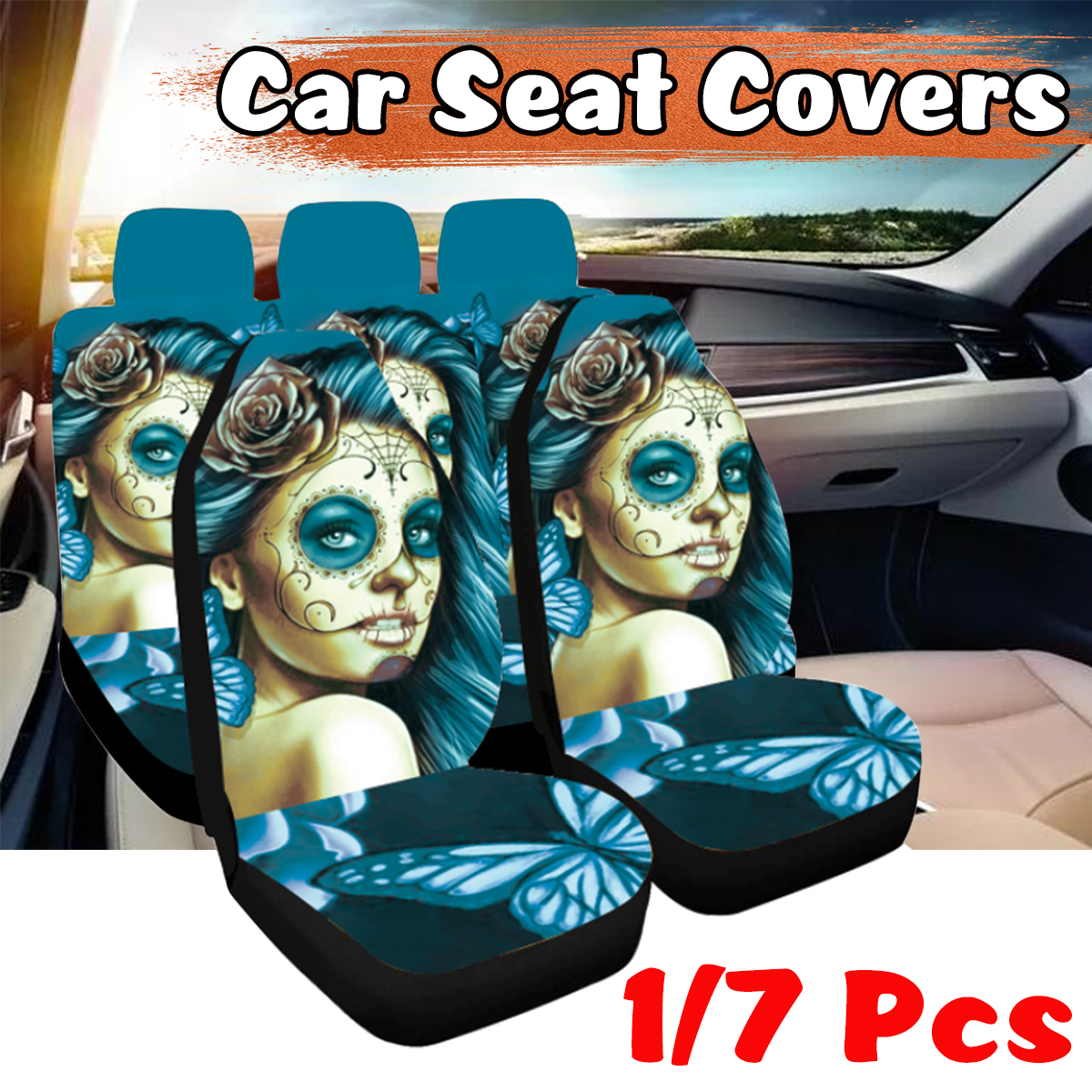 17-PCS-Universal-Car-Seat-Covers-Women-Front--Rear-Seat-Protection-1790828