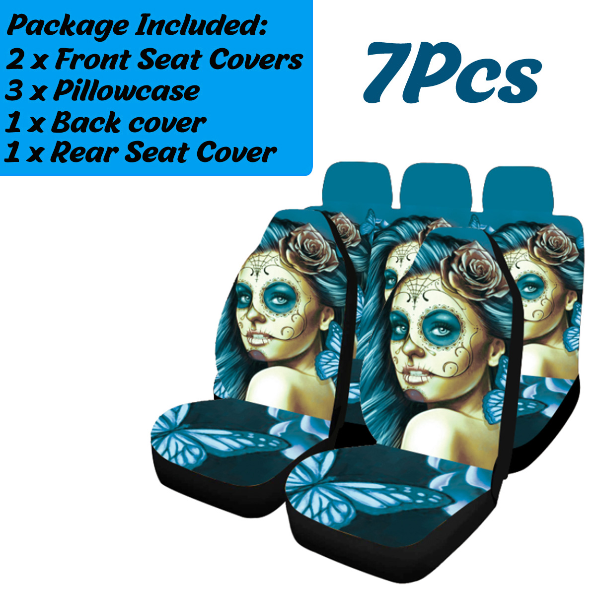17-PCS-Universal-Car-Seat-Covers-Women-Front--Rear-Seat-Protection-1790828