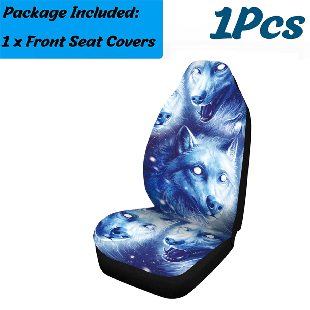 17PCS-Universal-Car-Seat-Cover-Wolf-Blue--White-Design-Front-Seat-Full-Protect-1790837
