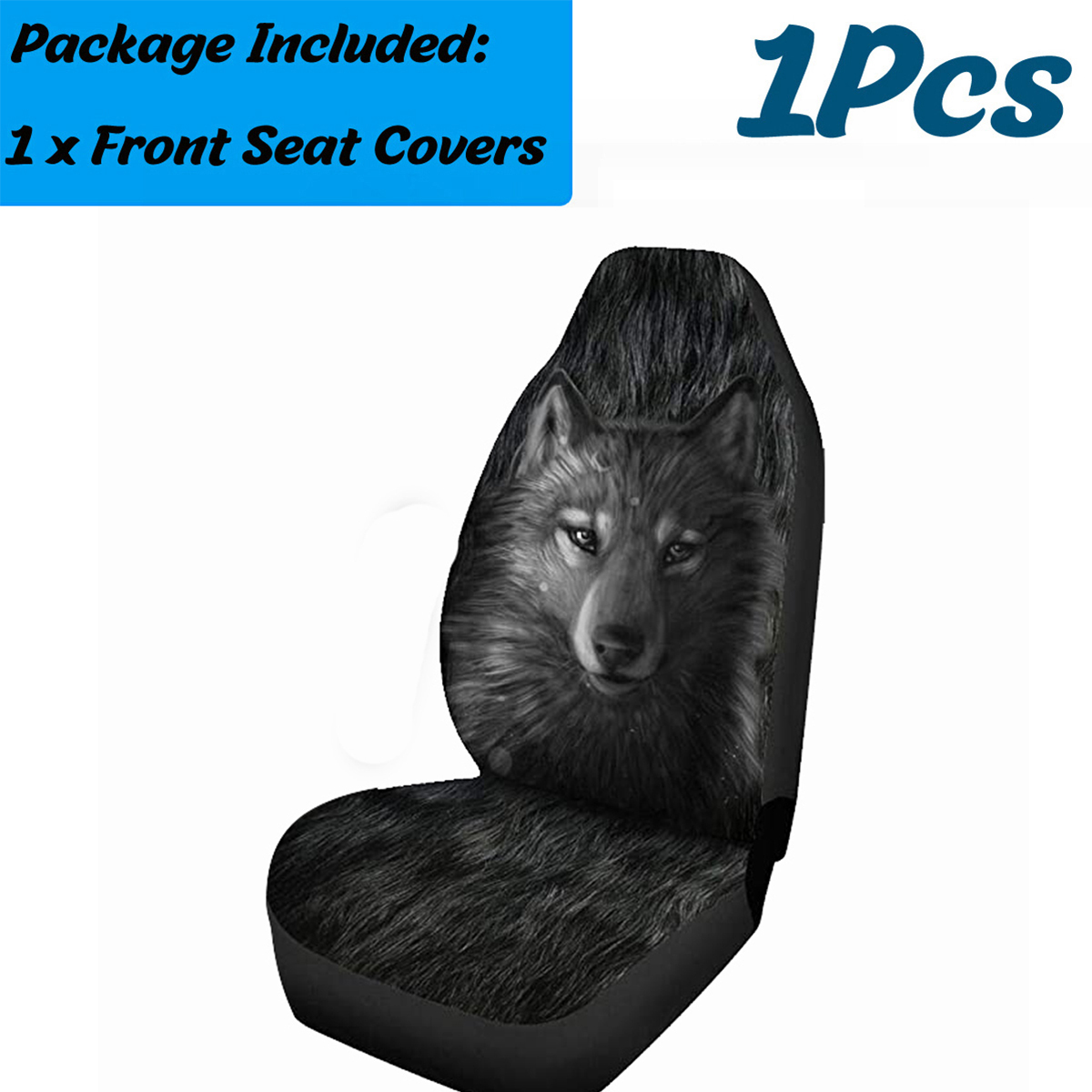 17PCS-Universal-Car-Seat-Covers-Grey-Wolf-Design-Front--Rear-Seat-Full-Covers-1818971