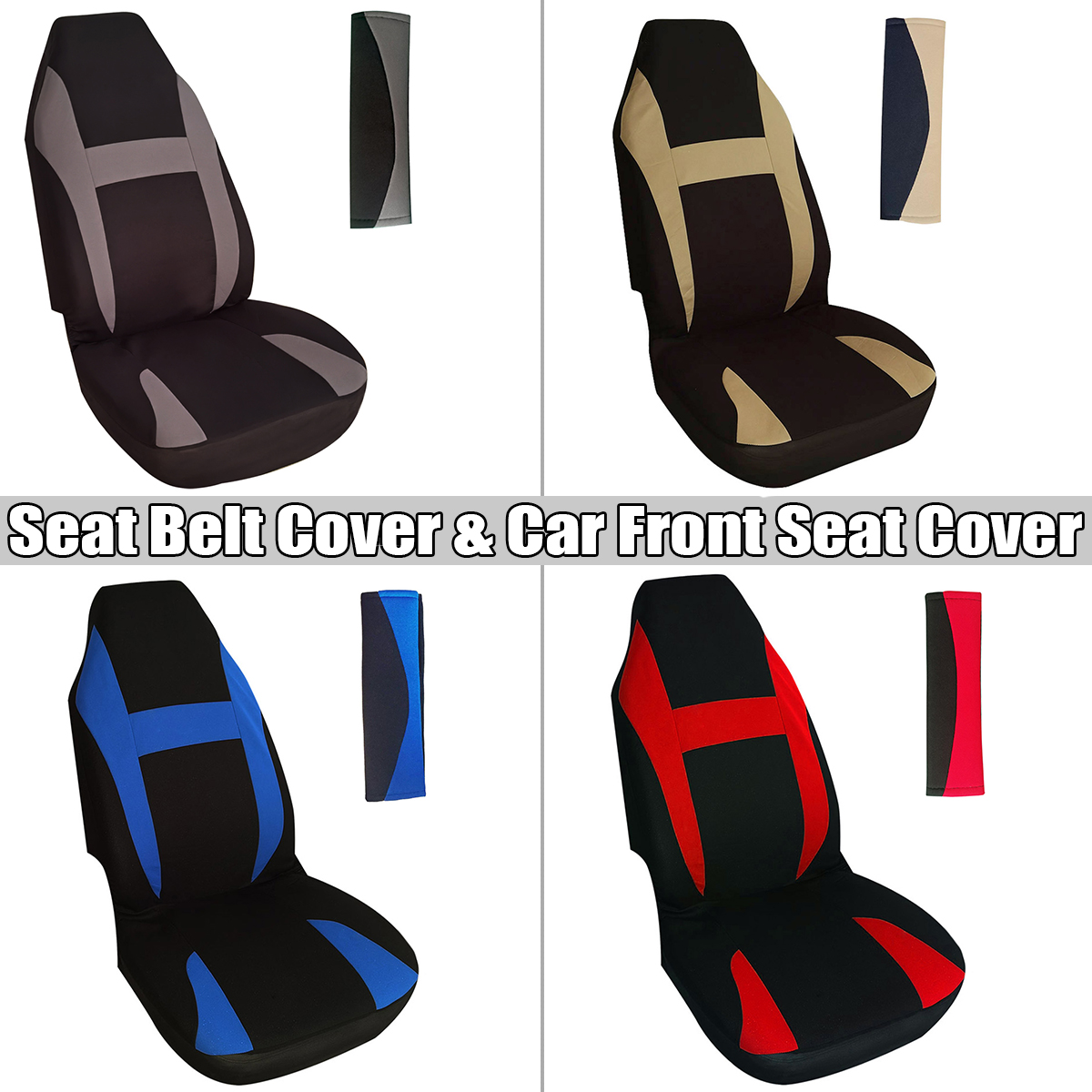 1PC-Universal-Car-SUV-Front-Seat-Covers-Protectors-Interior-Cushion-Breathable-1818969