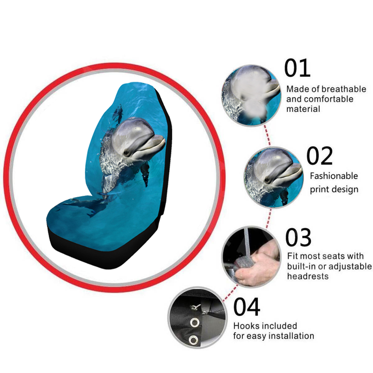 1PCS-Car-Seat-Covers-Animal-Print-Dolphin-Highback-Seat-Cushion-Protector-Uinversal-1733191