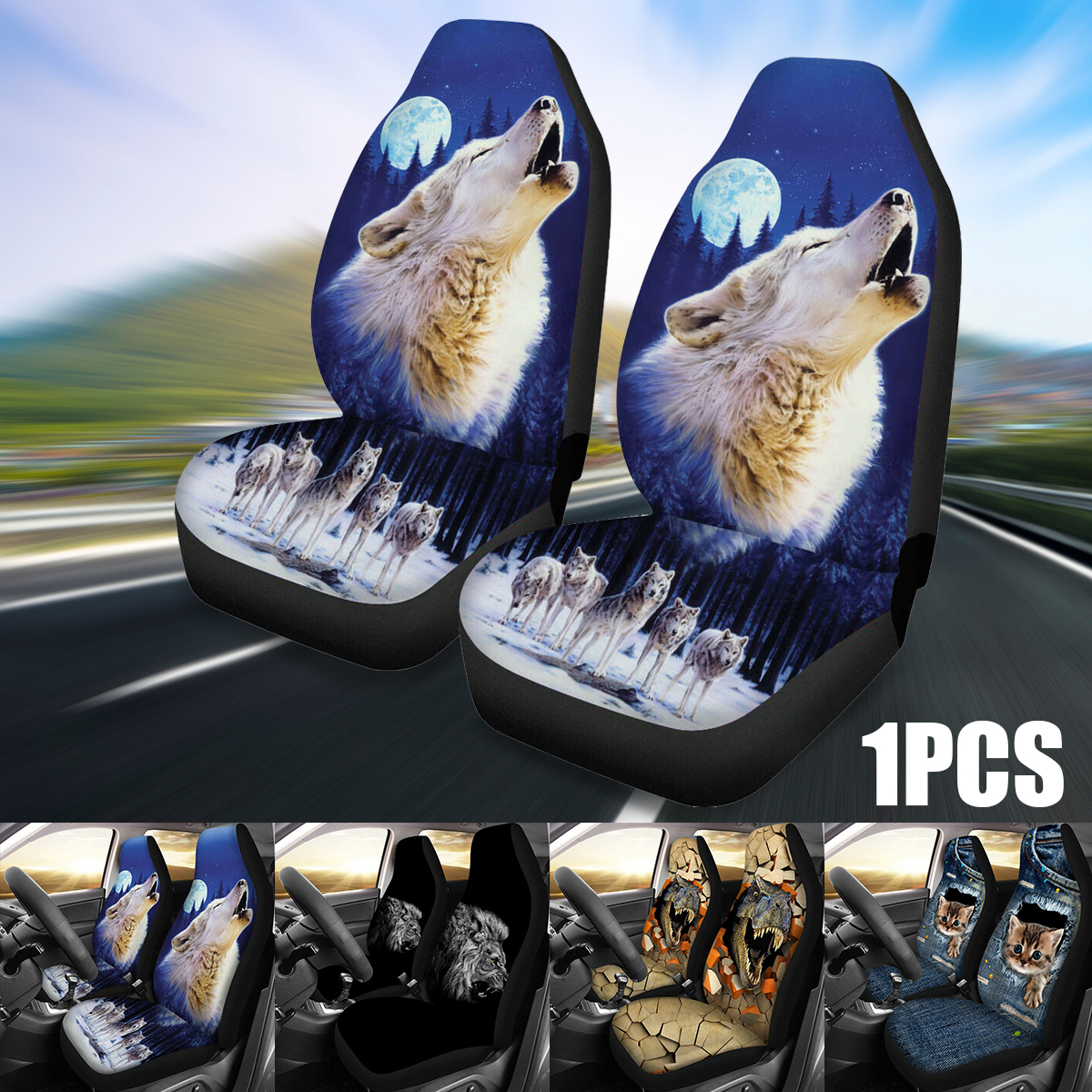 1PCS-Single-Seat-Car-Front-Seat-Cover-Protector-Universal-Cushion-Animal-Printed-1689662
