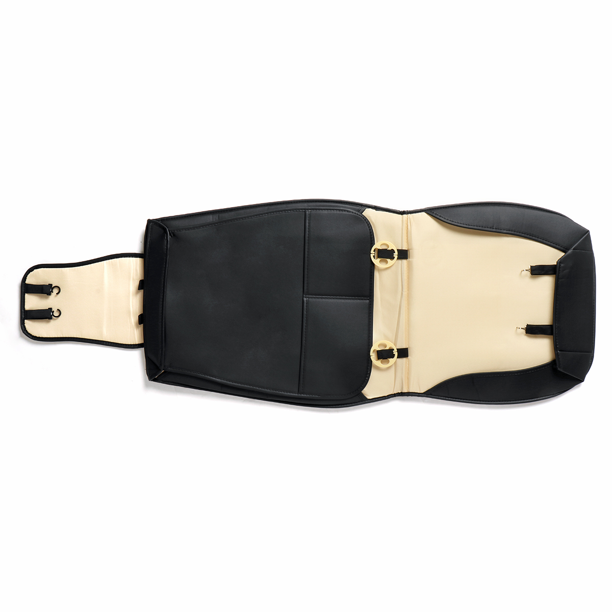 1x-Front-Car-Full-Seat-Cover-Waterproof-Dustproof-PU-Leather-Protector-Mat-Pad-1679017