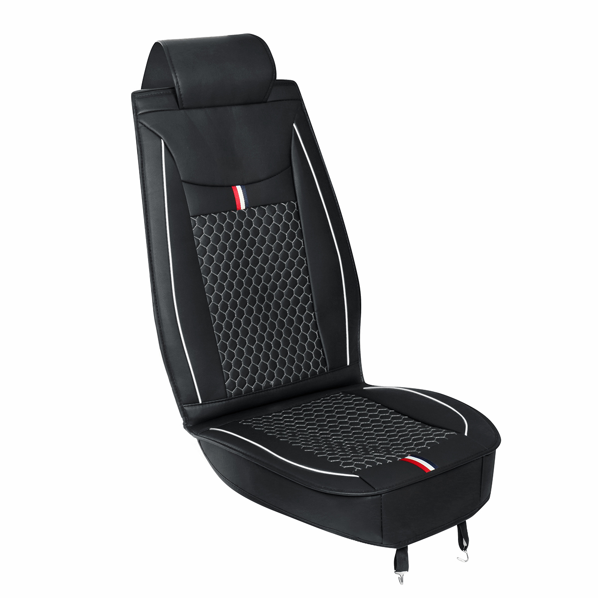 1x-Front-Car-Full-Seat-Cover-Waterproof-Dustproof-PU-Leather-Protector-Mat-Pad-1679017