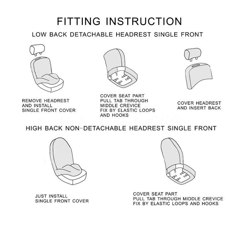 248PCS-Seat-Cover-Front-Back-Row-5-Seats-for-Car-SUV-Truck-Van-3Colors-1667094