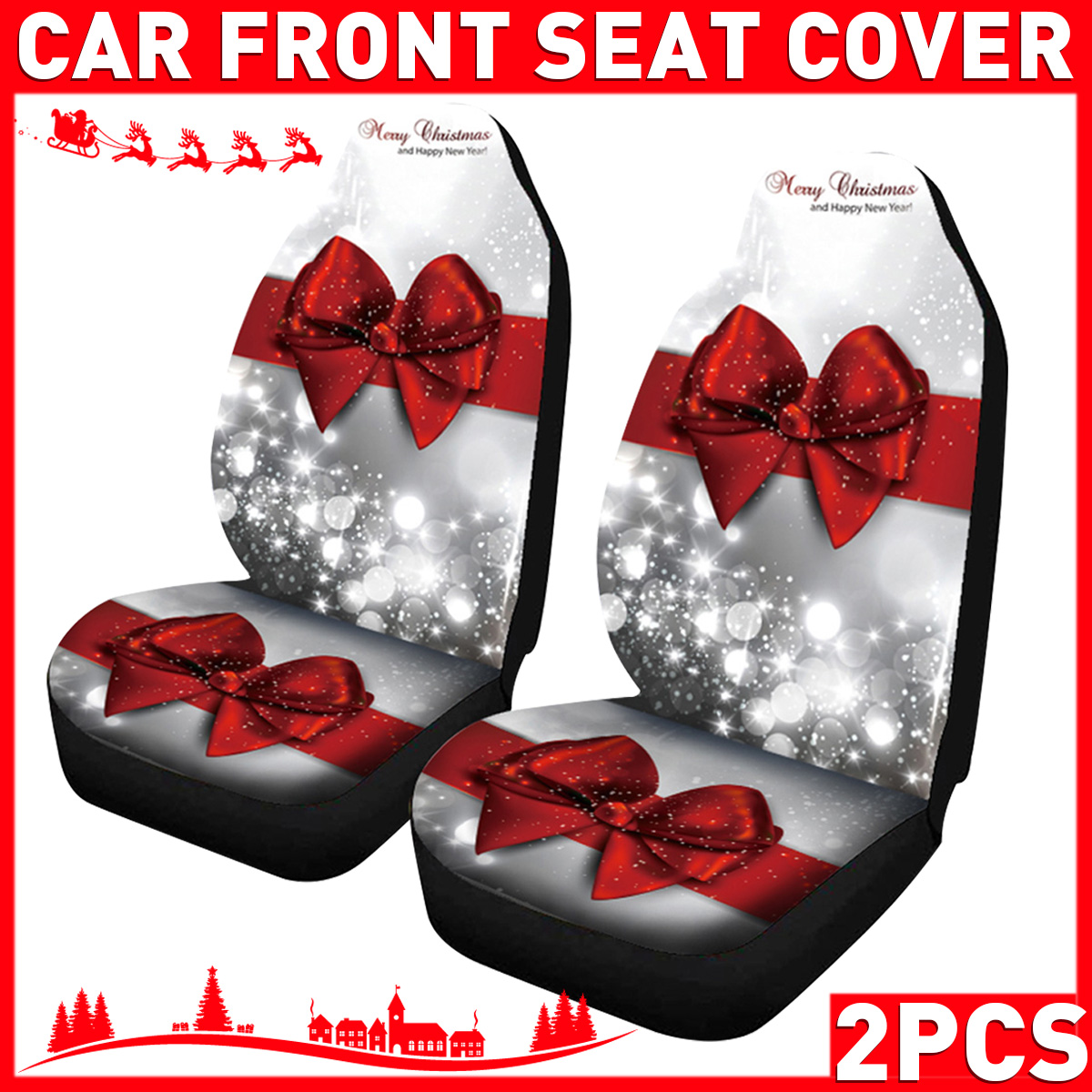 2PCS-Christmas-Print-Car-Auto-Front-Seat-Cover-Protector-Universal-Fit-For-SUV-1779058