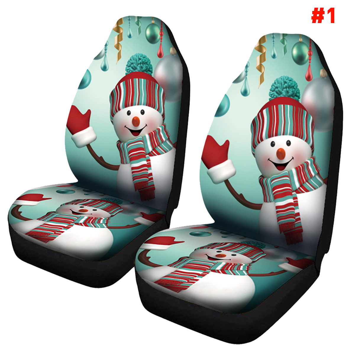 2PCS-Christmas-Print-Car-Auto-Front-Seat-Cover-Protector-Universal-Fit-For-SUV-1779058
