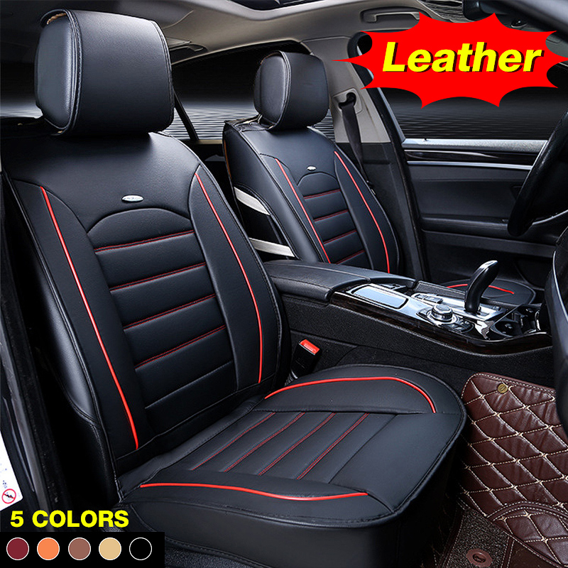31PCS-Car-Front-Seat-Cover-Protector-Cushion-Auto-Wear-Resistant-PU-Leather-Breathable-Universal-1647865