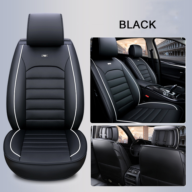 4-Colors-Universal-Full-Car-Seat-Mat-Cover-PU-Leather-Breathable-Cushion-Pad-Set-1630299