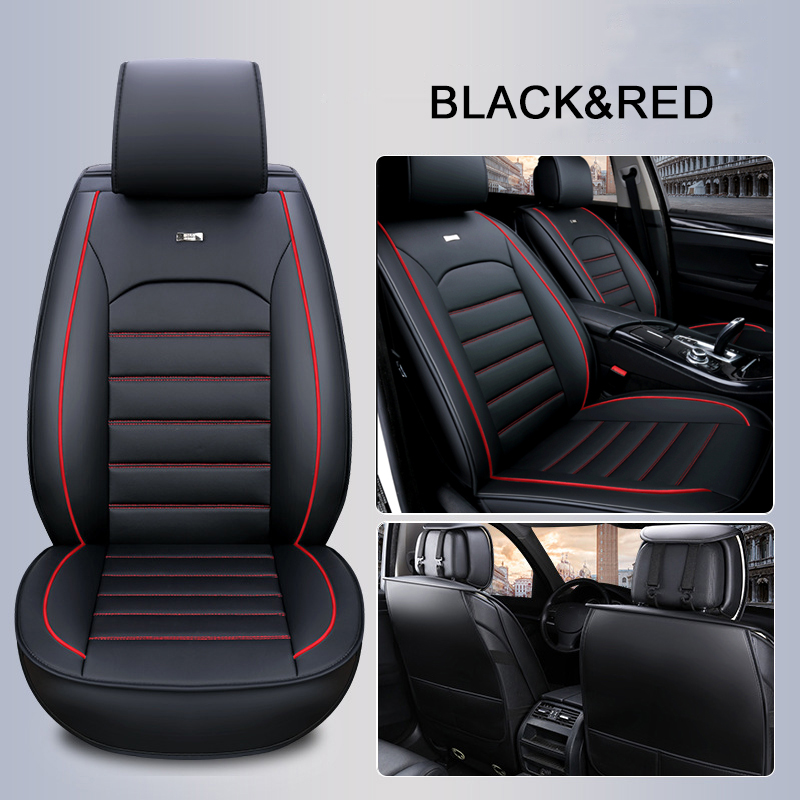 4-Colors-Universal-Full-Car-Seat-Mat-Cover-PU-Leather-Breathable-Cushion-Pad-Set-1630299