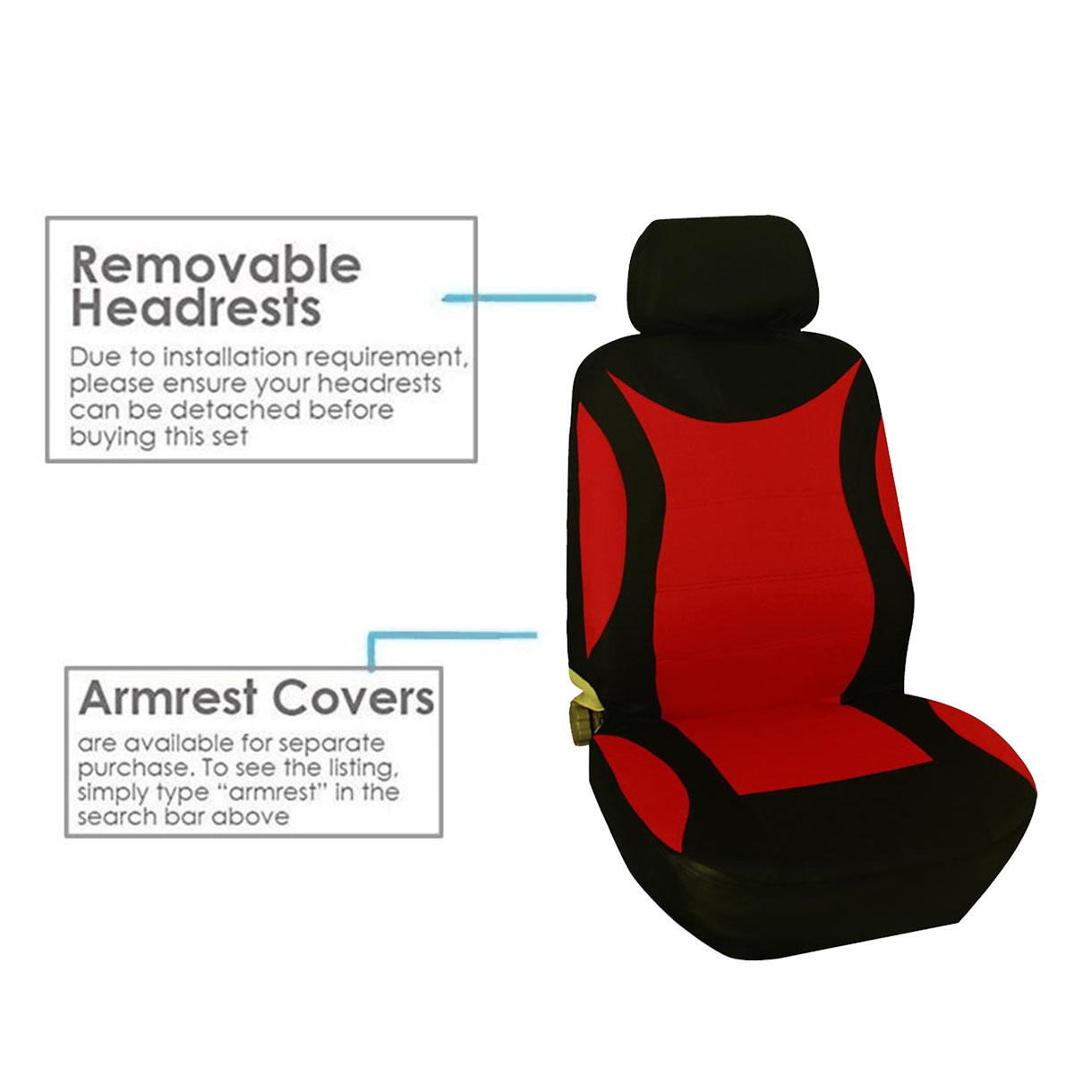49PCS-Universal-Protectors-Full-Set-Auto-FrontRear-Seat-Covers-Fit-For-Car-Truck-SUV-1779039