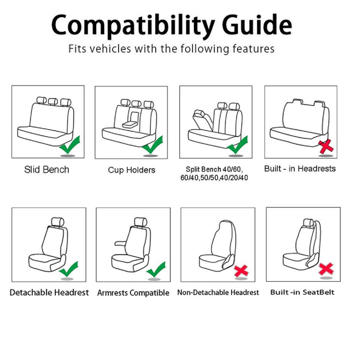 49PCS-Universal-Protectors-Full-Set-Auto-FrontRear-Seat-Covers-Fit-For-Car-Truck-SUV-1779039