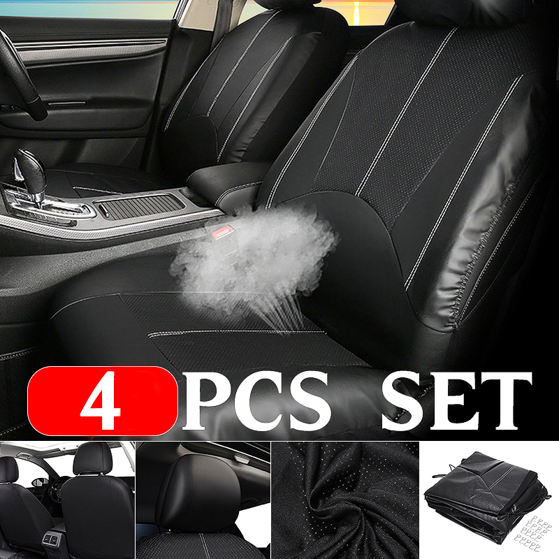 4PCS--Set--Universal--PU-Leather-Car-Front-Seat-Breathable-Protection-Cover-1509421