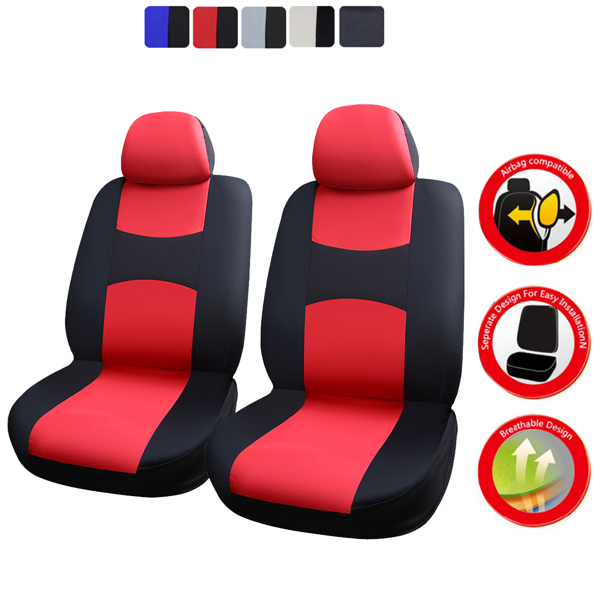 4PCS-FrontRear-Car-Seat-Covers-Full-Seat-Cover-Cushion-Protectors-Universal-1650328