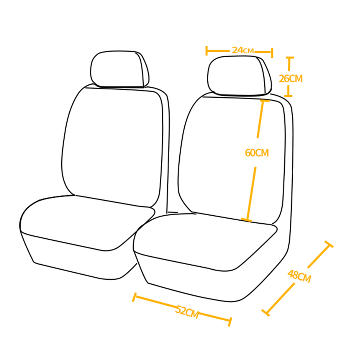 4PCS-FrontRear-Car-Seat-Covers-Full-Seat-Cover-Cushion-Protectors-Universal-1650328