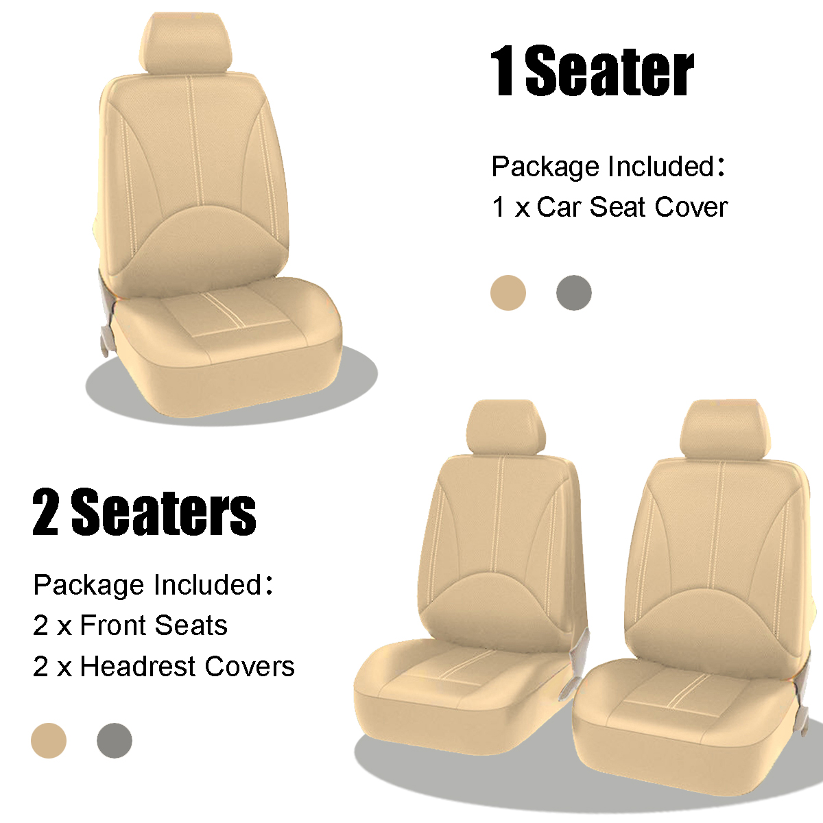 4PCS-Van-Front-Car-Seat-Cover-Faux-Leather-Mat-Pad-Universial-Cushion-1763498