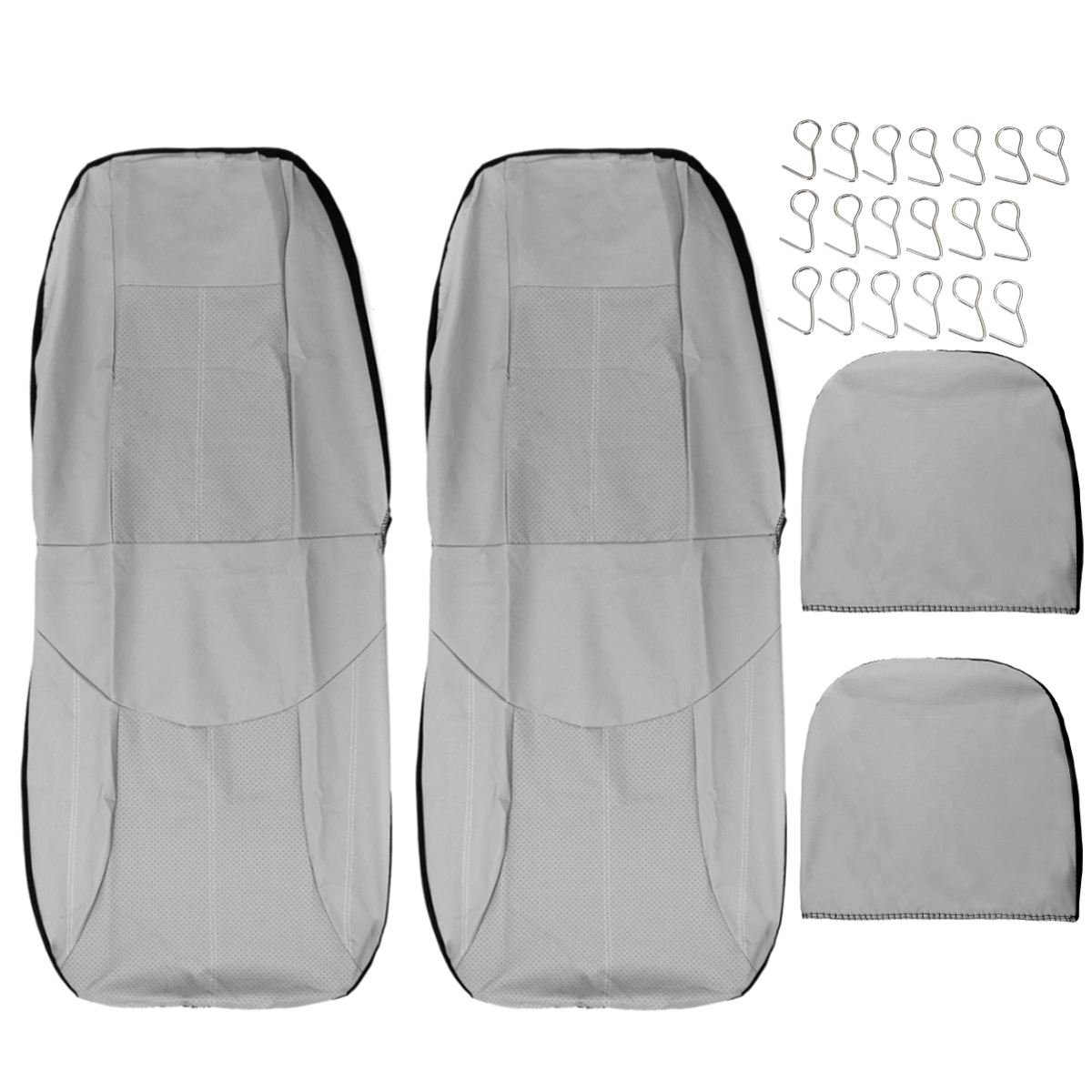 4PCS-Van-Front-Car-Seat-Cover-Faux-Leather-Mat-Pad-Universial-Cushion-1763498