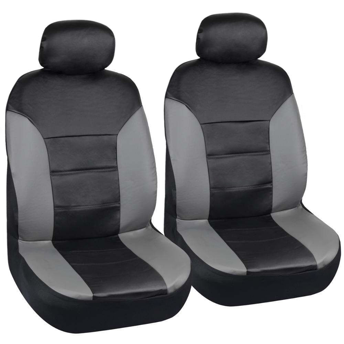 5-Seats-Universal-PU-Leather-Car-Cover-Seat-Protector-Cushion-Black-Front-Cover-1680465