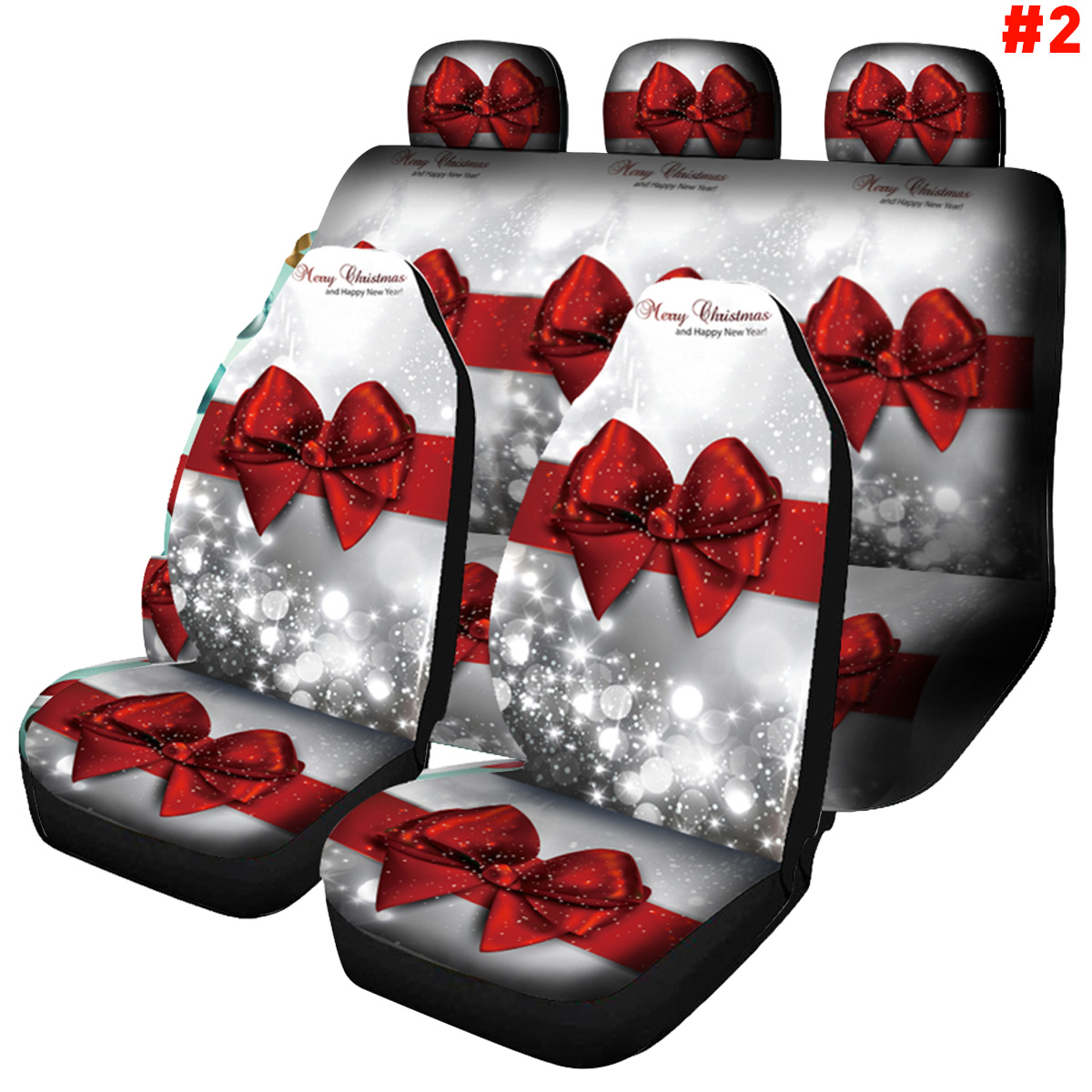 7PCS-Christmas-Print-Car-Auto-Front-Seat-Cover-Protector-Universal-Fit-For-SUV-1779056